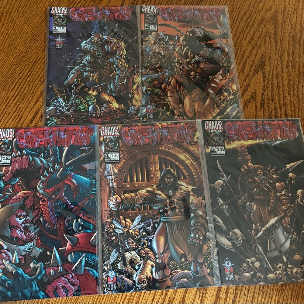 Cremator #1-5 Complete Comic Book Set